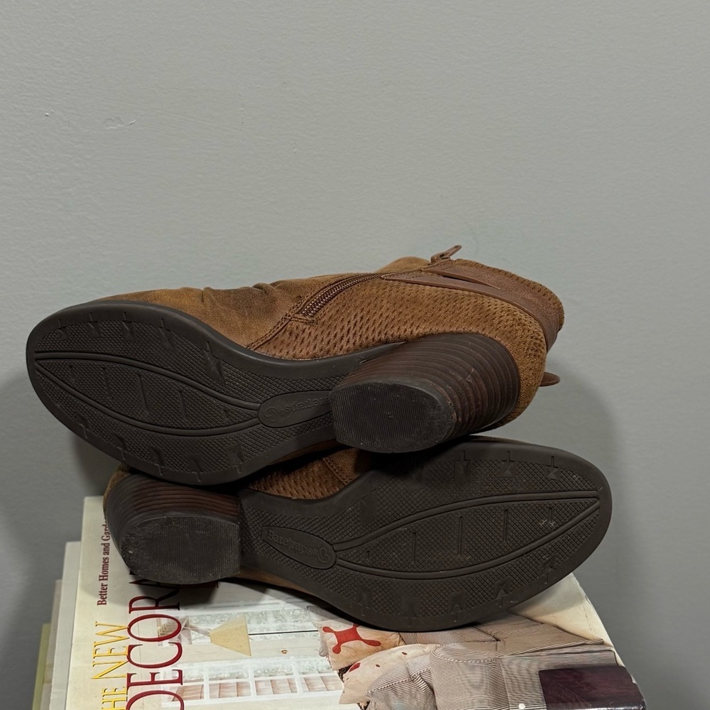 BareTraps Tan Ankle Booties Size 8 - Picture 12 of 16